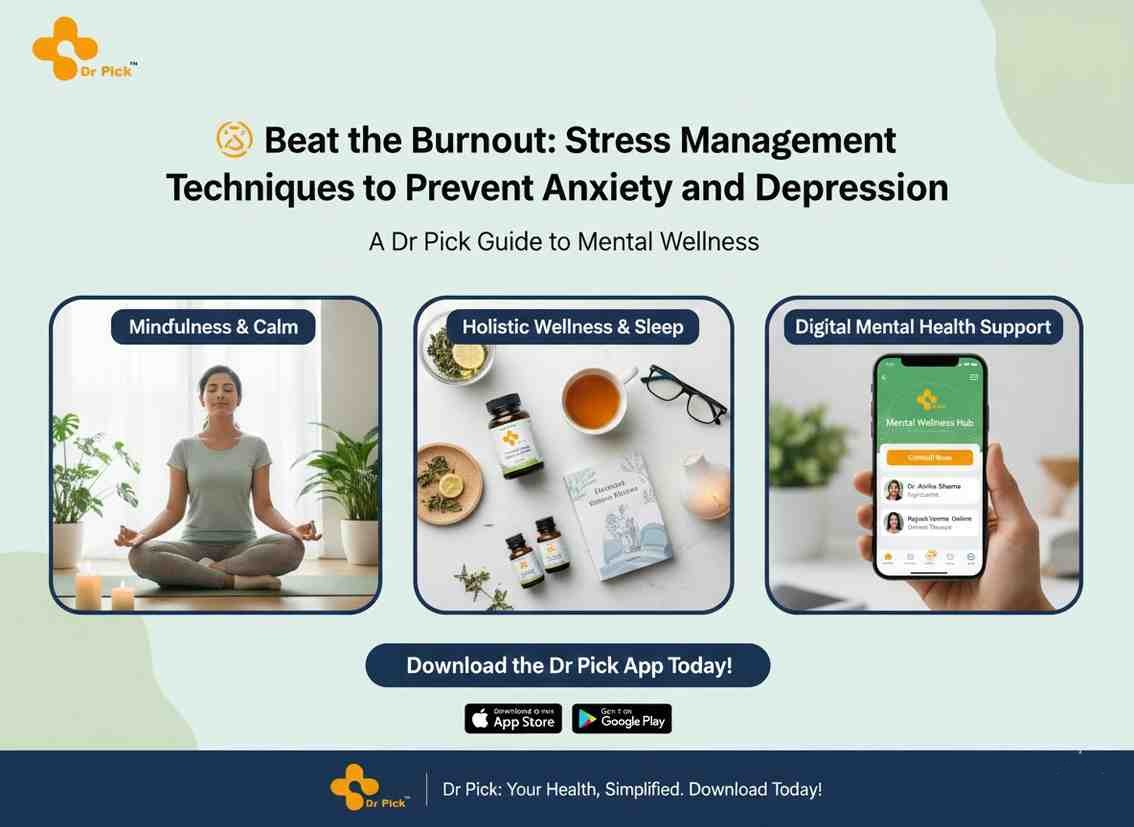 Beat the Burnout: Stress Management Techniques to Prevent Anxiety and Depression