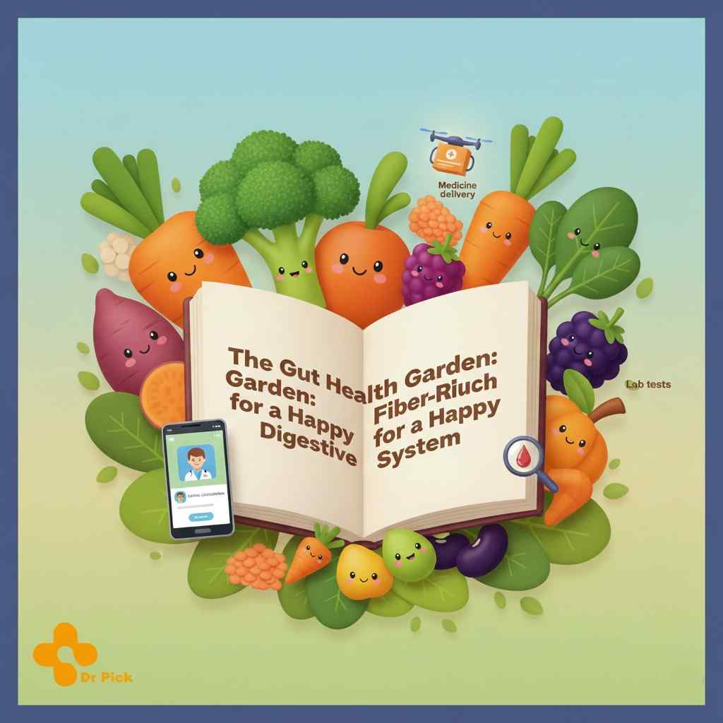The Gut Health Garden: Fiber-Rich Produce for a Happy Digestive System – Cultivating Wellness with Dr Pick