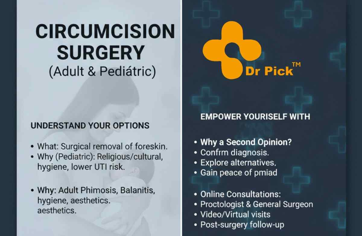 Circumcision Surgery: Adult & Pediatric Care | Get a Second Opinion with Dr Pick
