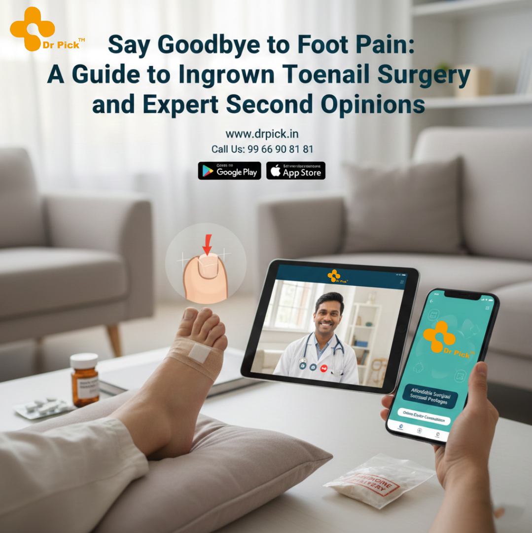 Say Goodbye to Foot Pain: Ingrown Toenail Surgery & Expert Second Opinions at Dr Pick