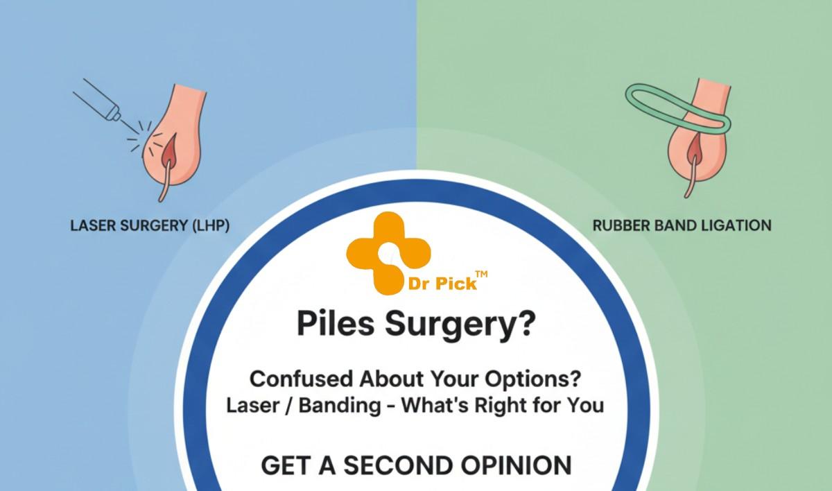 Piles Laser vs. Banding Surgery: Get a Second Opinion for Better Care